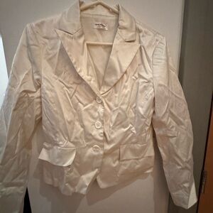 Elegant White Women's Blazer
